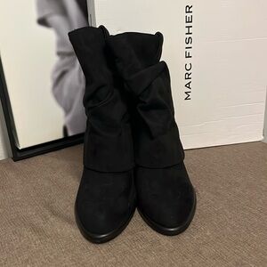 NIB Marc Fisher Radan Foldover Suede Bootie Size 8.5